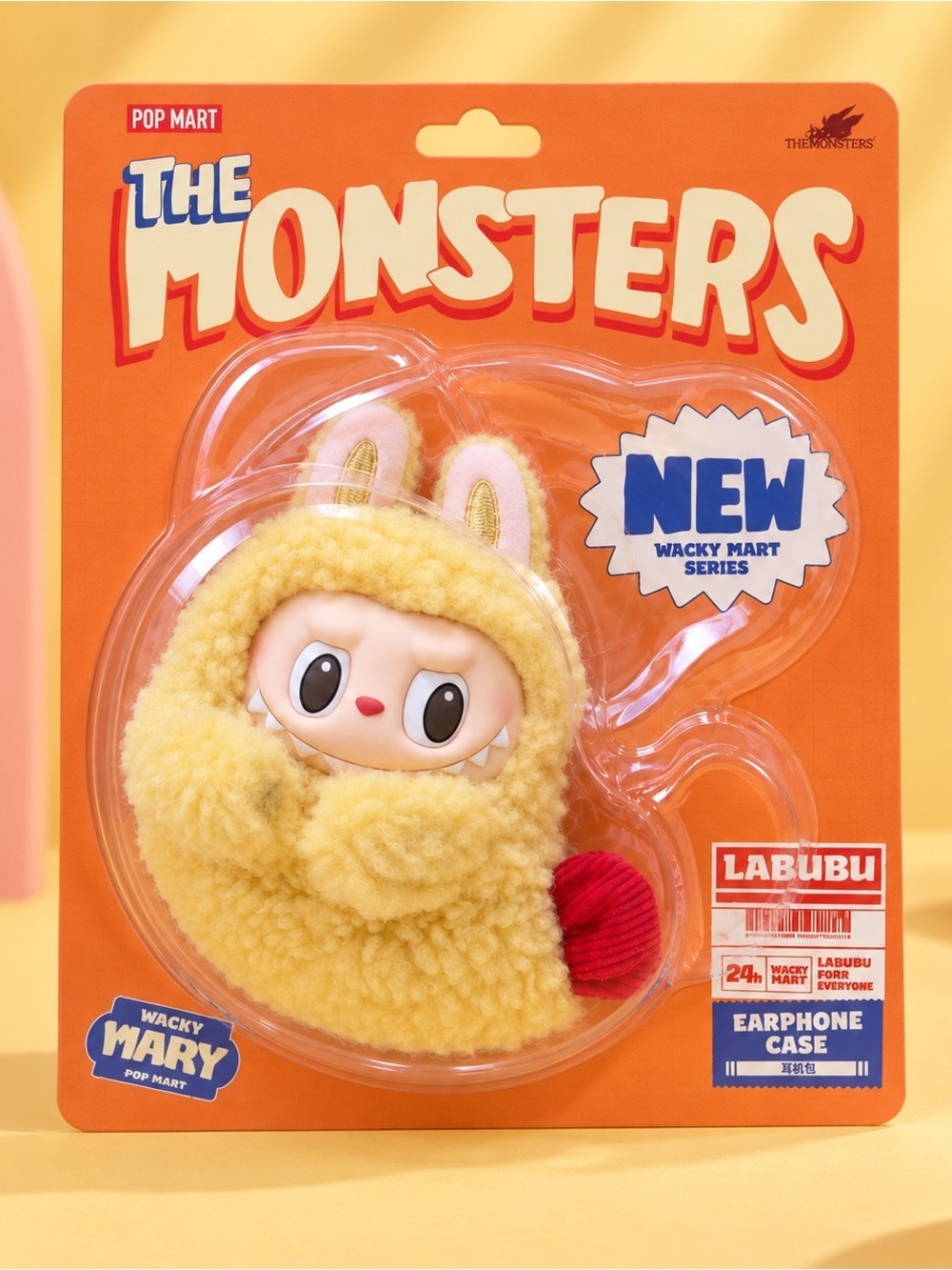 POP MART Labubu Wacky Mart Shrimp Earphone Case